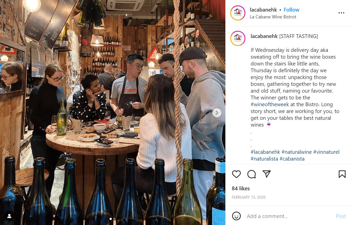 La_Cabane_Wine_Bistro_en_Hong_Kong_realiza_una_cata_semanal_de_vinos_nuevos_para_el_personal