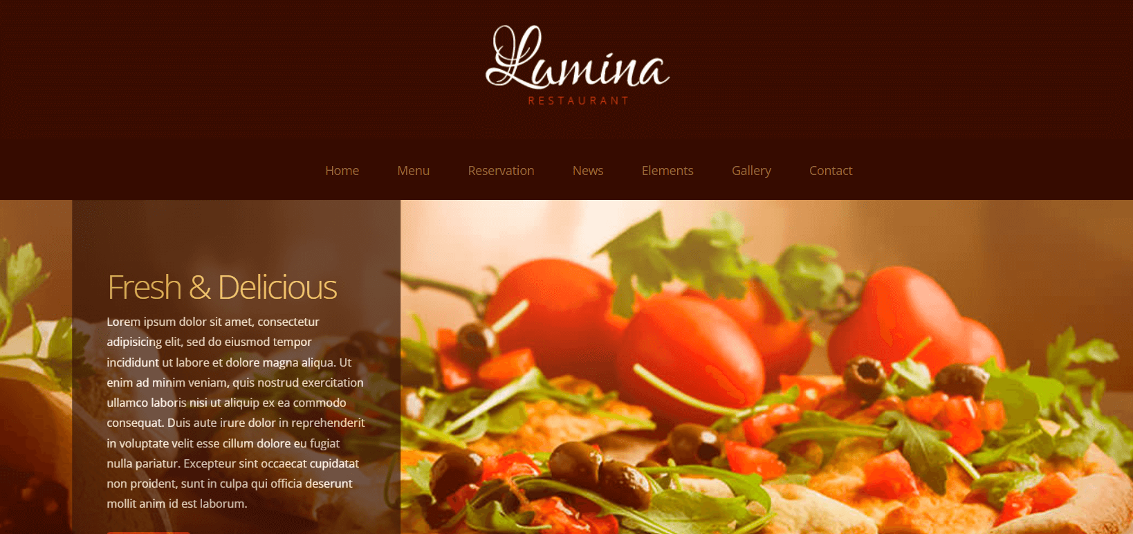 themeforest lumina website template
