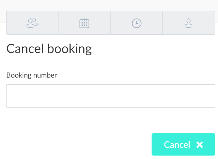 tablein booking cancellation screenshot