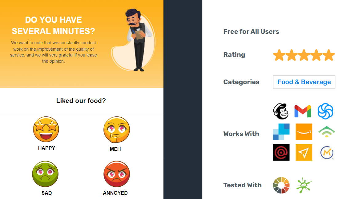 email feedback template example