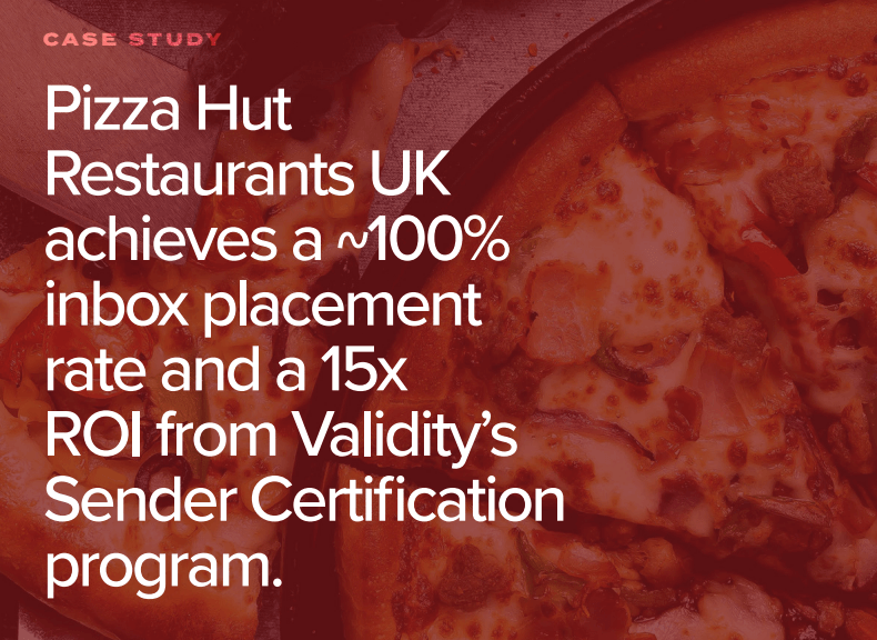 pizza hut email deliverability case study