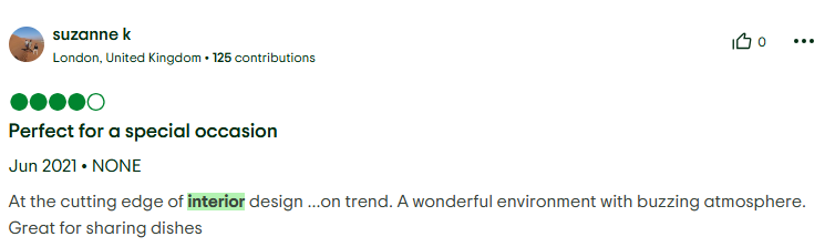 tripadvisor review screenshot