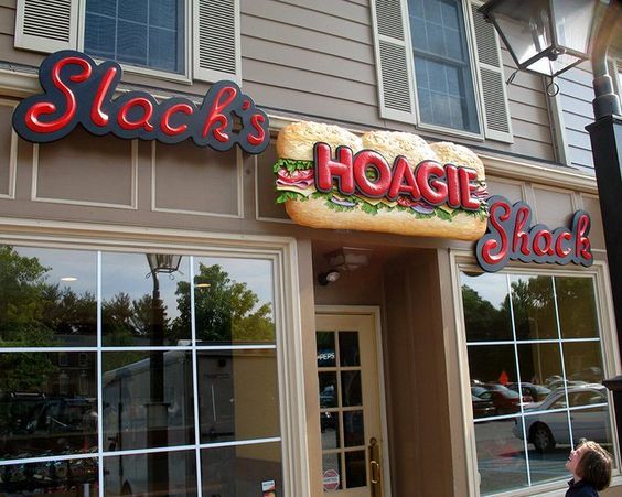 example of a restaurant sign that stands out