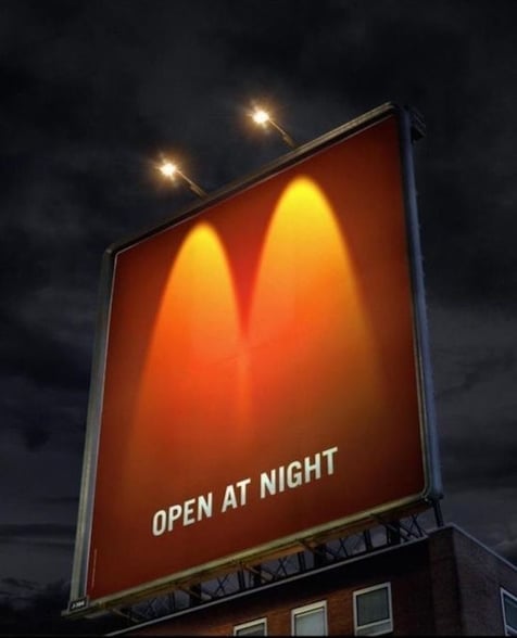 mcdonald's billboard