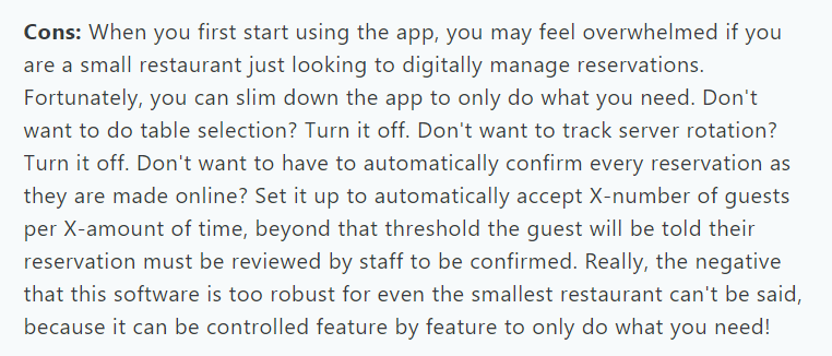 screenshot of a hostme review on capterra