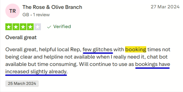 Dojo review on Trustpilot