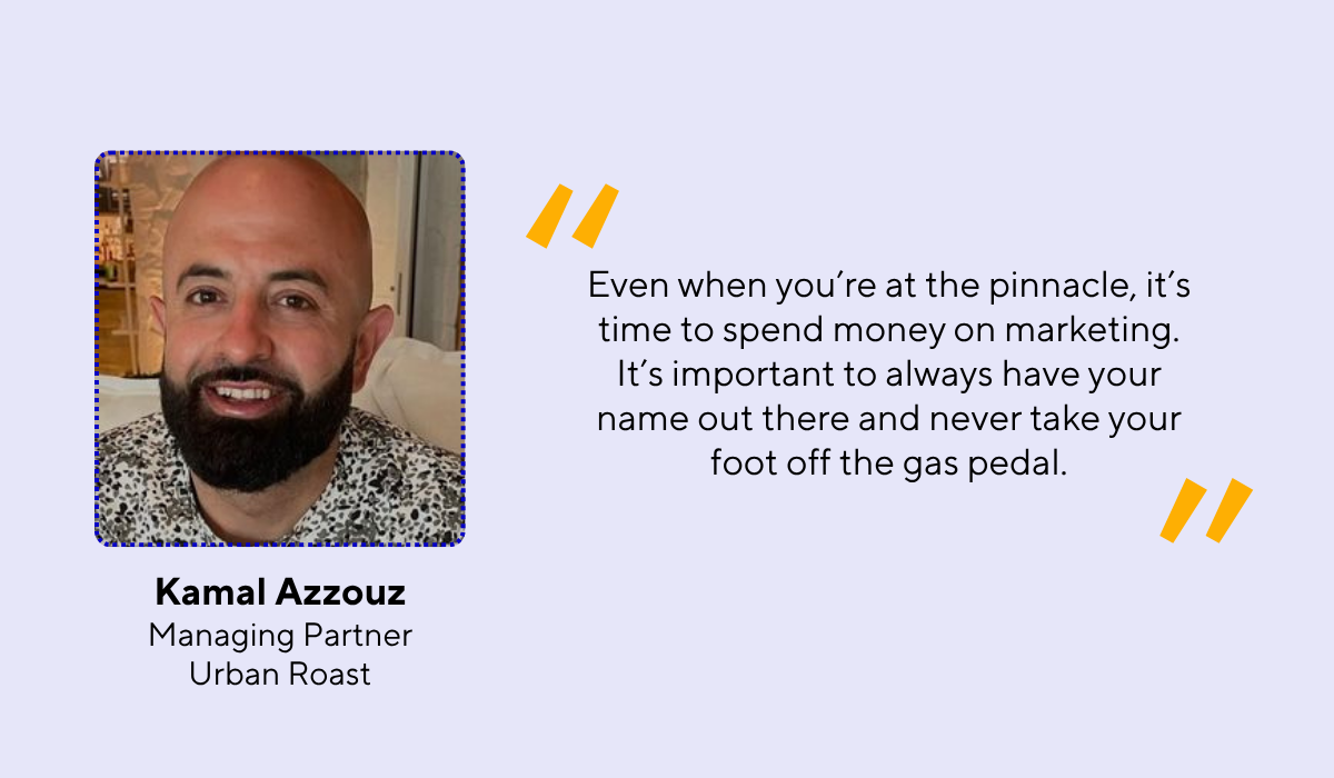 quote on the importance of continuously investing in marketing