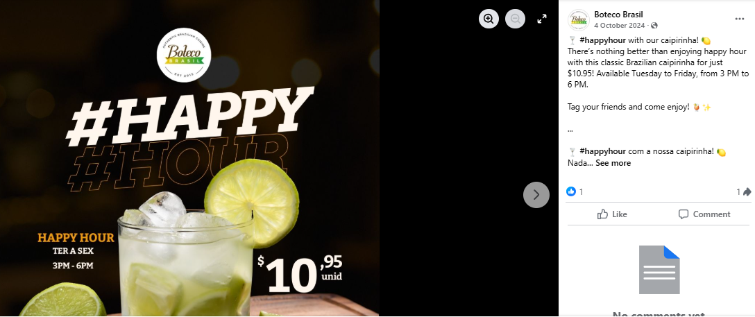 Boteco Brasil on Facebook