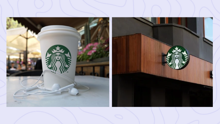 starbucks cup and logo