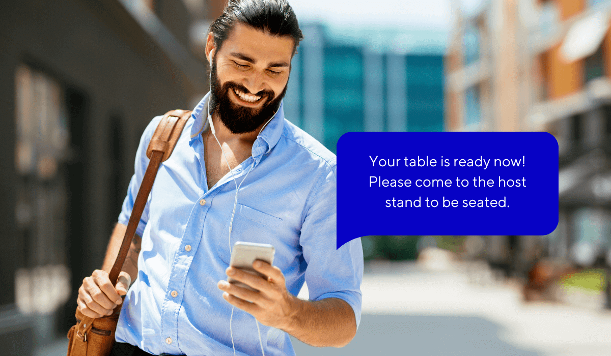 table is ready sms example
