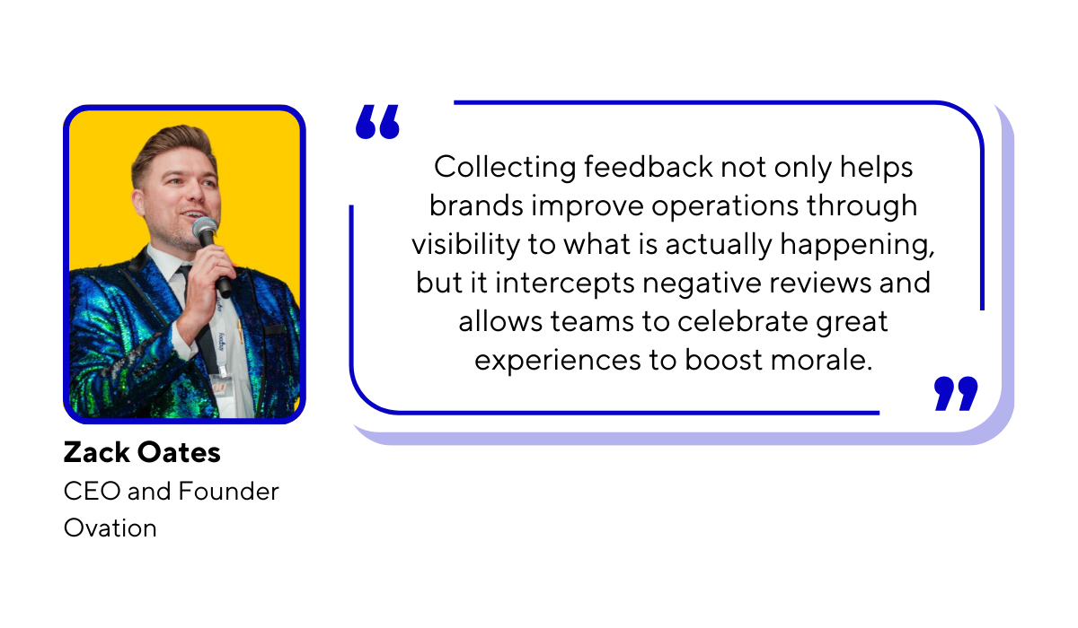 quote on the benefits of gathering guest feedback