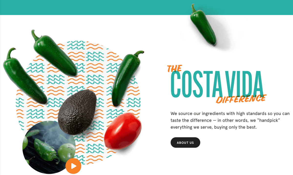 Costa Vida dashboard