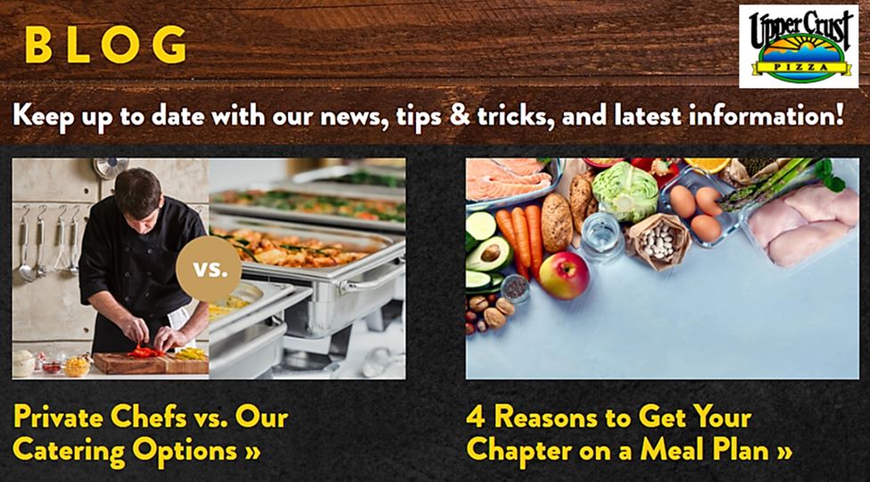 restaurant blog screenshot