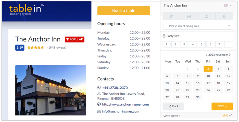 Tablein The Full Guide to Restaurant Automation