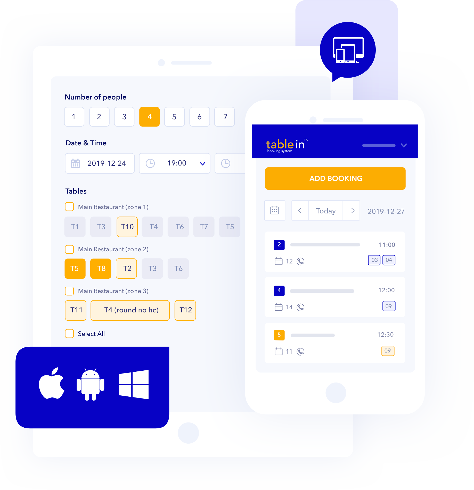 Tablein Product Tour - Restaurant Reservation System | Tablein.com