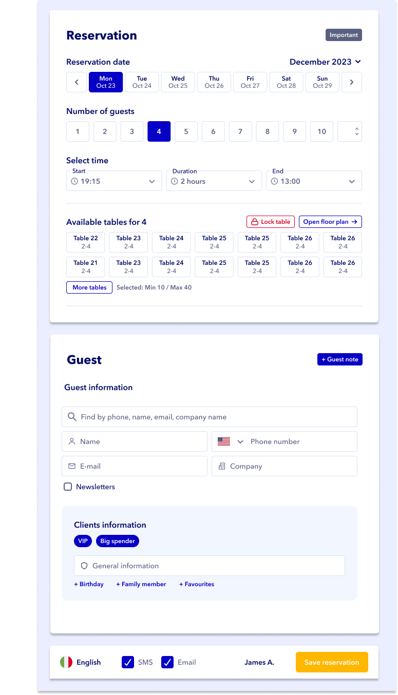 Table Booking System For Small Restaurants (recommended) | Tablein