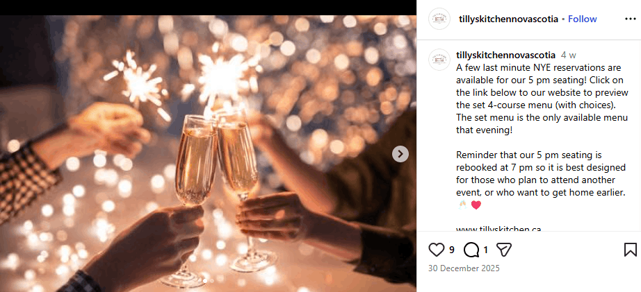 Tilly's Kitchen on Instagram  