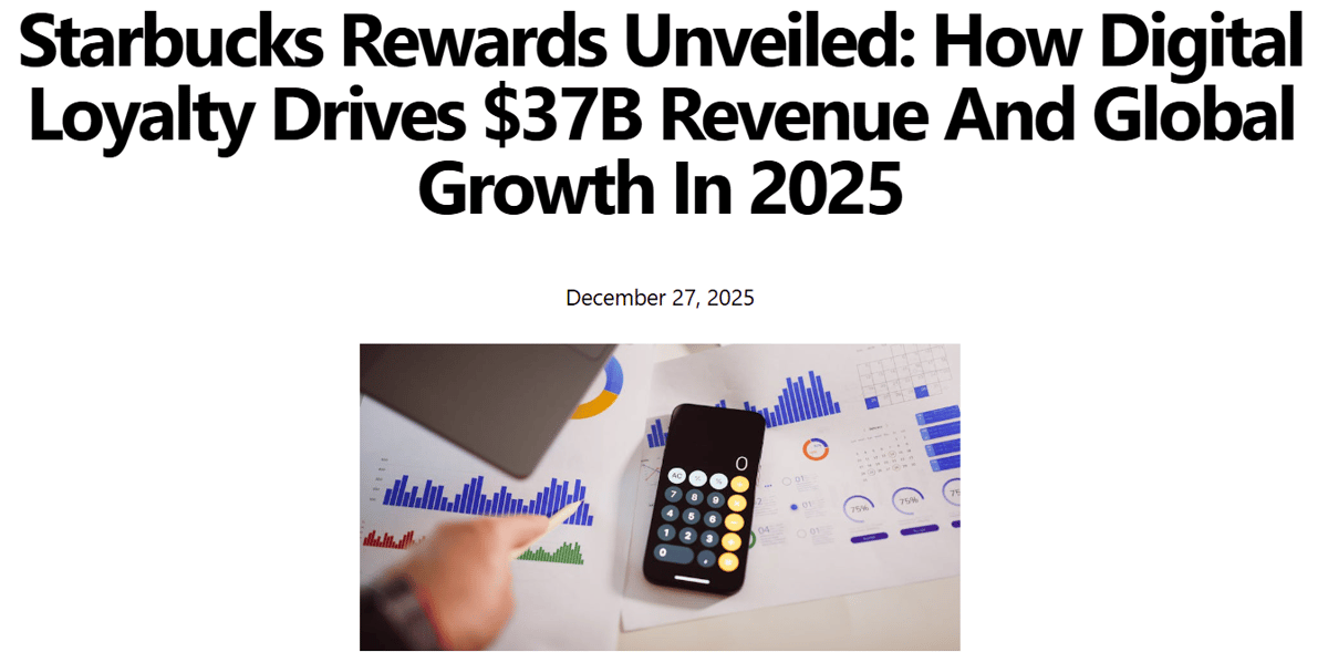 Starbucks Rewards Unveiled: How Digital Loyalty Drives $37B Revenue And Global Growth In 2025 news article hedline