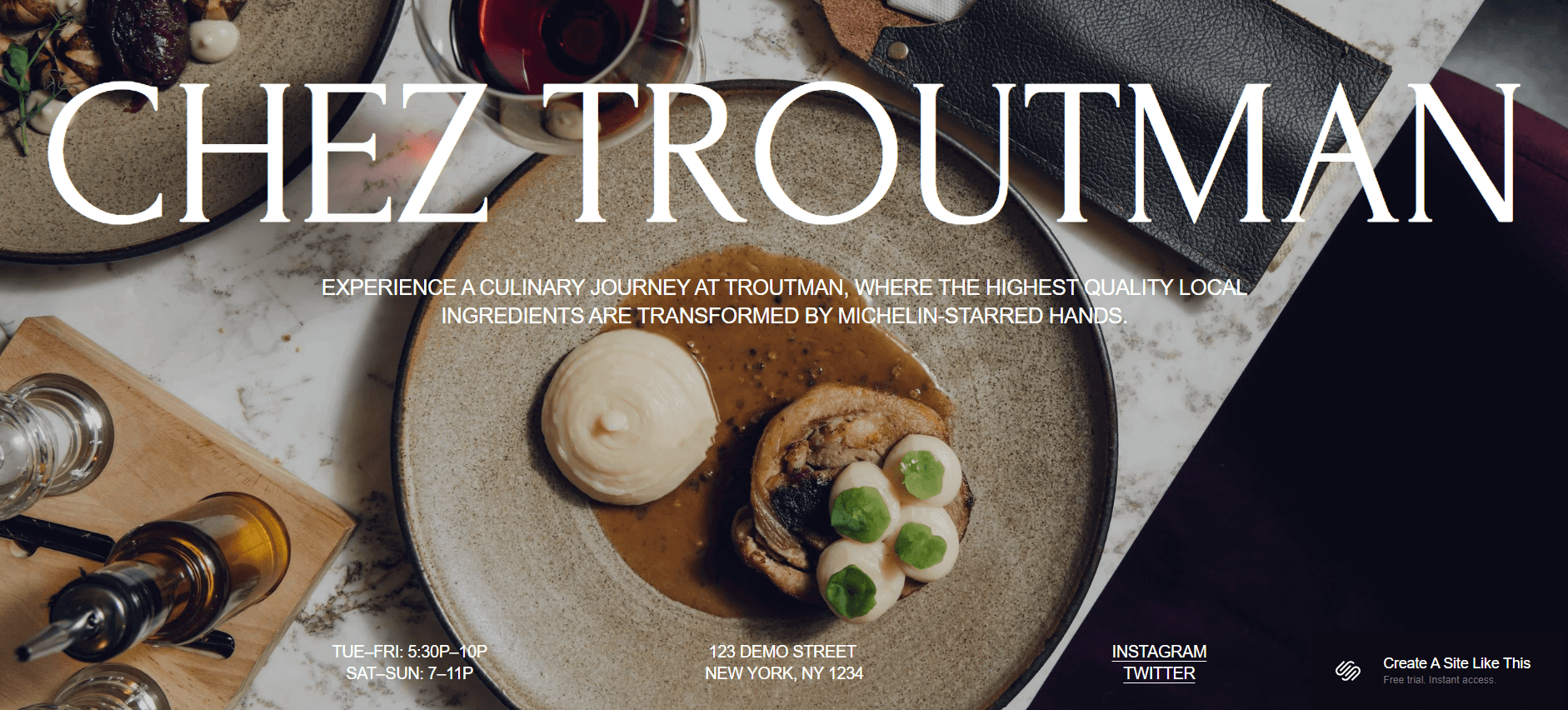 website template desktop screenshot